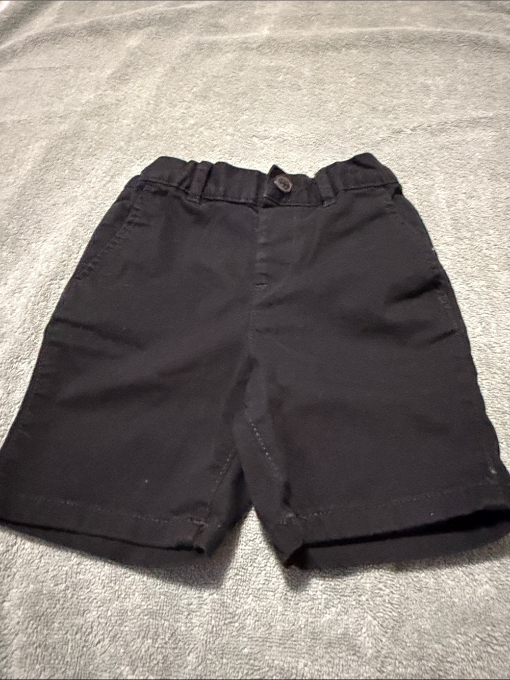 The Children's Place Black Cotton Blend Pull-On Shorts